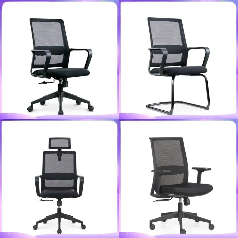 Task Chair Mid Back - Ergonomische bureaustoel met middelhoge rugleuning, mesh,