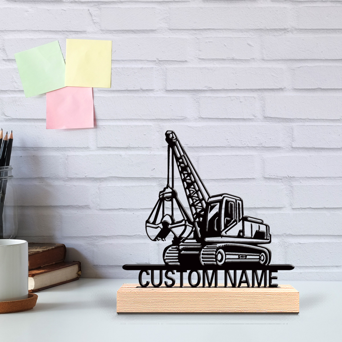 Office Furniture Table - 1 stuk tractor gepersonaliseerde letter blikken
