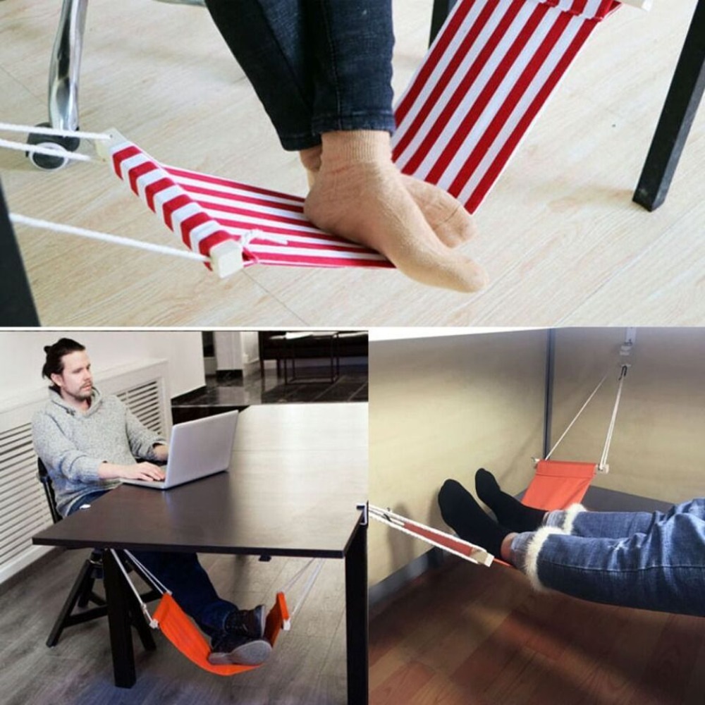 Under Desk Hammock - Creatieve Pastorale Rustende Hangmat Polyester Katoenen