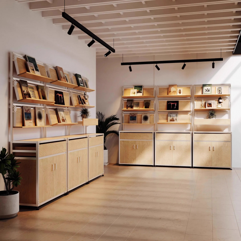 Office Furniture Home - Koffieshopmeubilair, moderne display- en opbergrekken, woonkamer