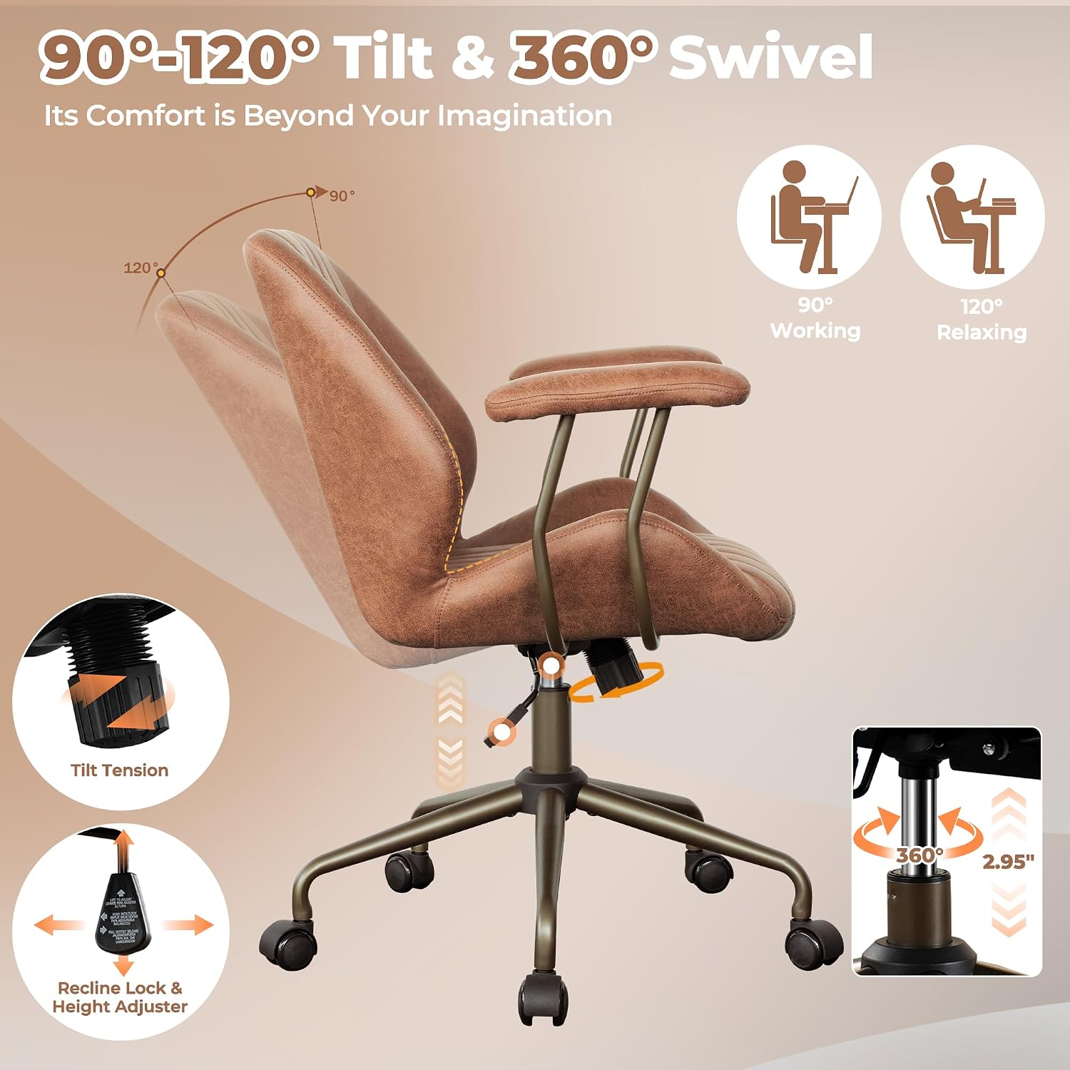 Ergonomische bureaustoel met m - Task Chair Mid Back recensie en prijs