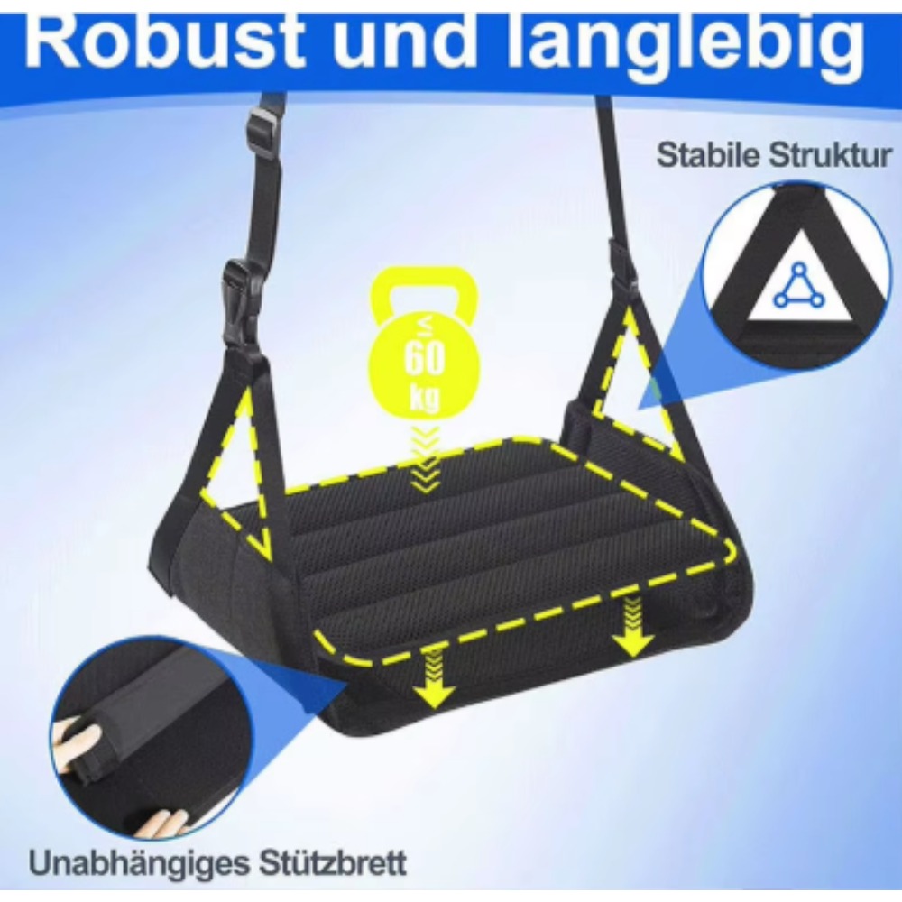 Verstelbare reisvoetenhangmat  - Under Desk Hammock recensie en prijs