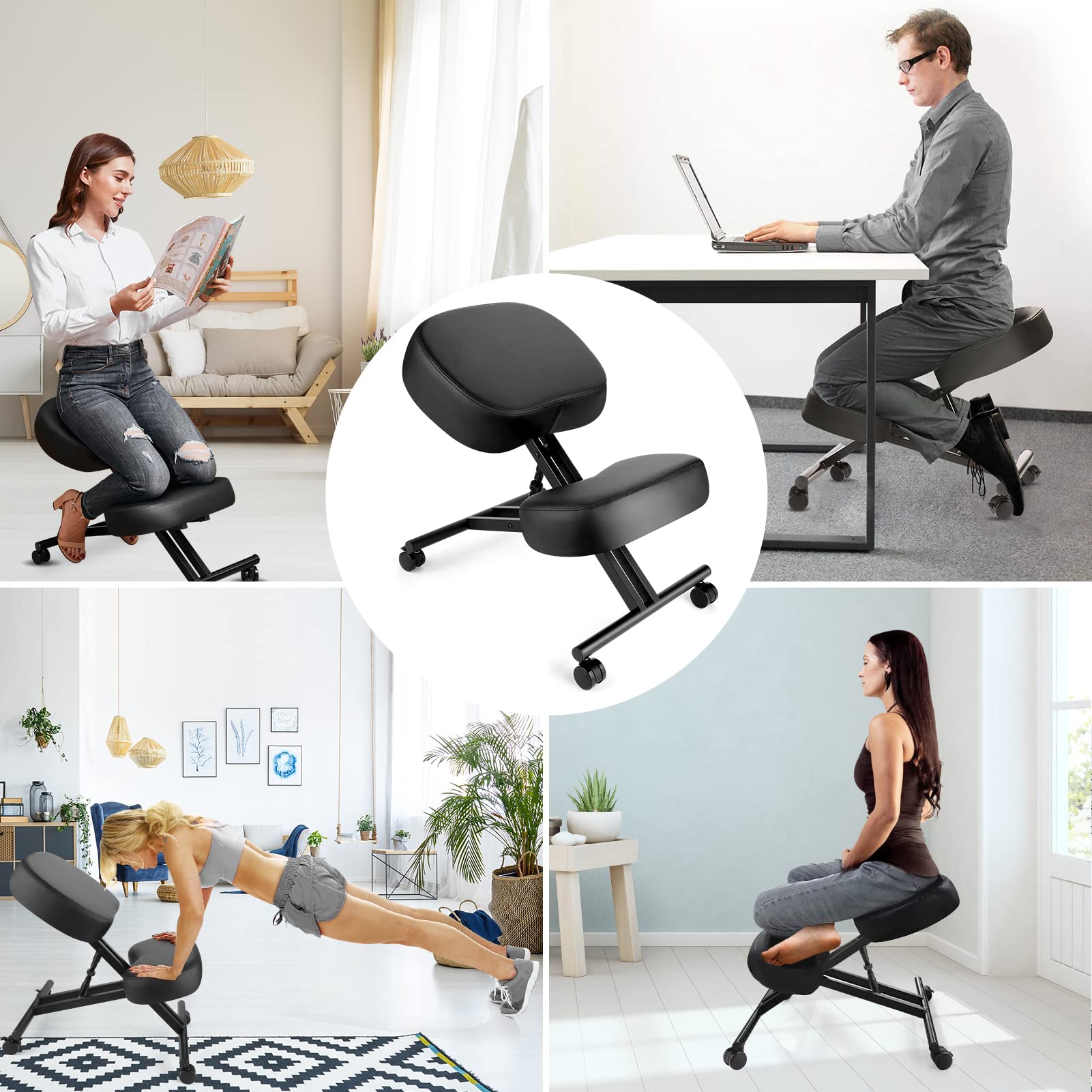 Ergonomische knielstoel voor k - Office Furniture Home recensie en prijs