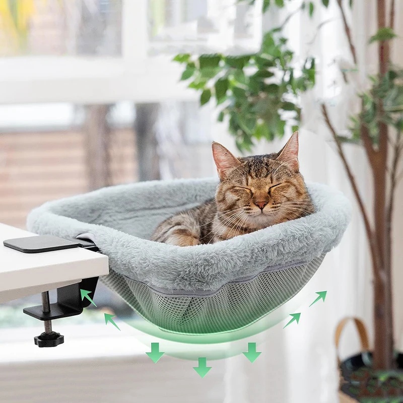 Opvouwbare halvemaanvormige ka - Under Desk Hammock recensie en prijs