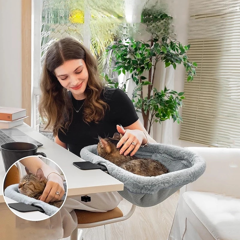 Opvouwbare halvemaanvormige ka - Under Desk Hammock recensie en prijs