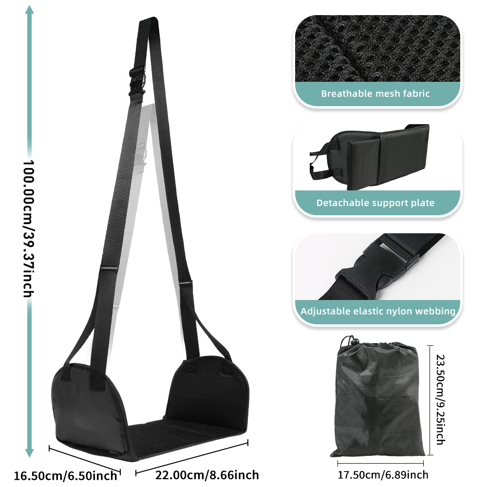 Nieuwste vliegtuigvoethangmat  - Under Desk Hammock recensie en prijs