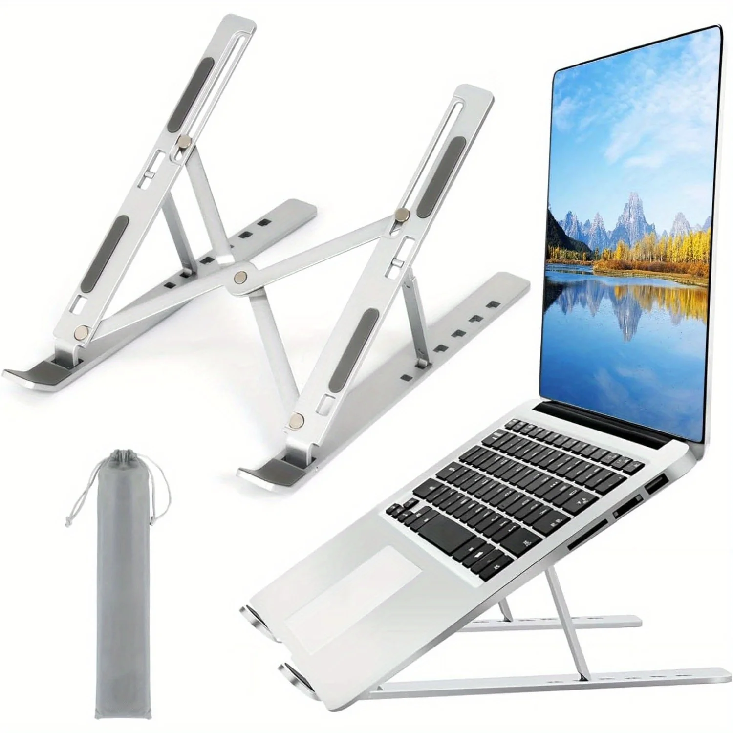 Verstelbare aluminium laptopst - Adjustable Laptop Table recensie en prijs
