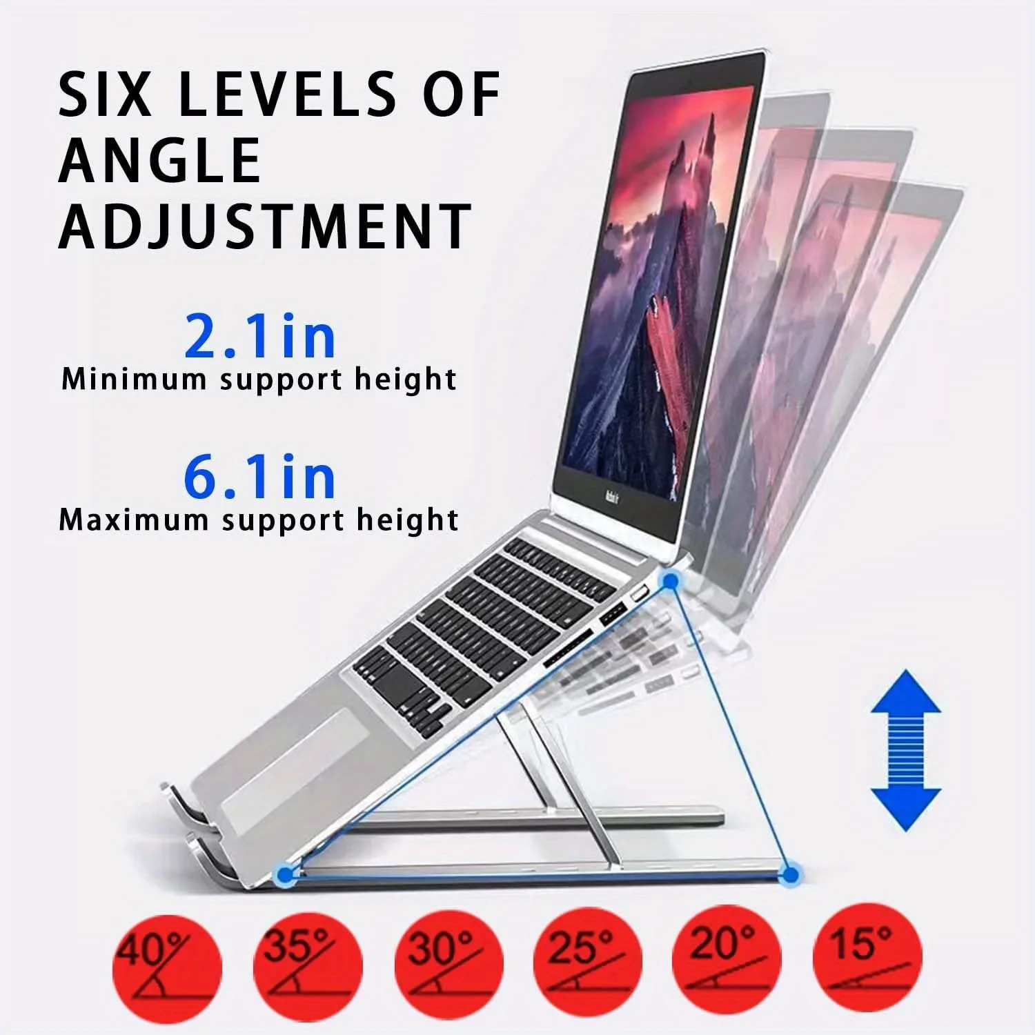 Verstelbare aluminium laptopst - Adjustable Laptop Table recensie en prijs