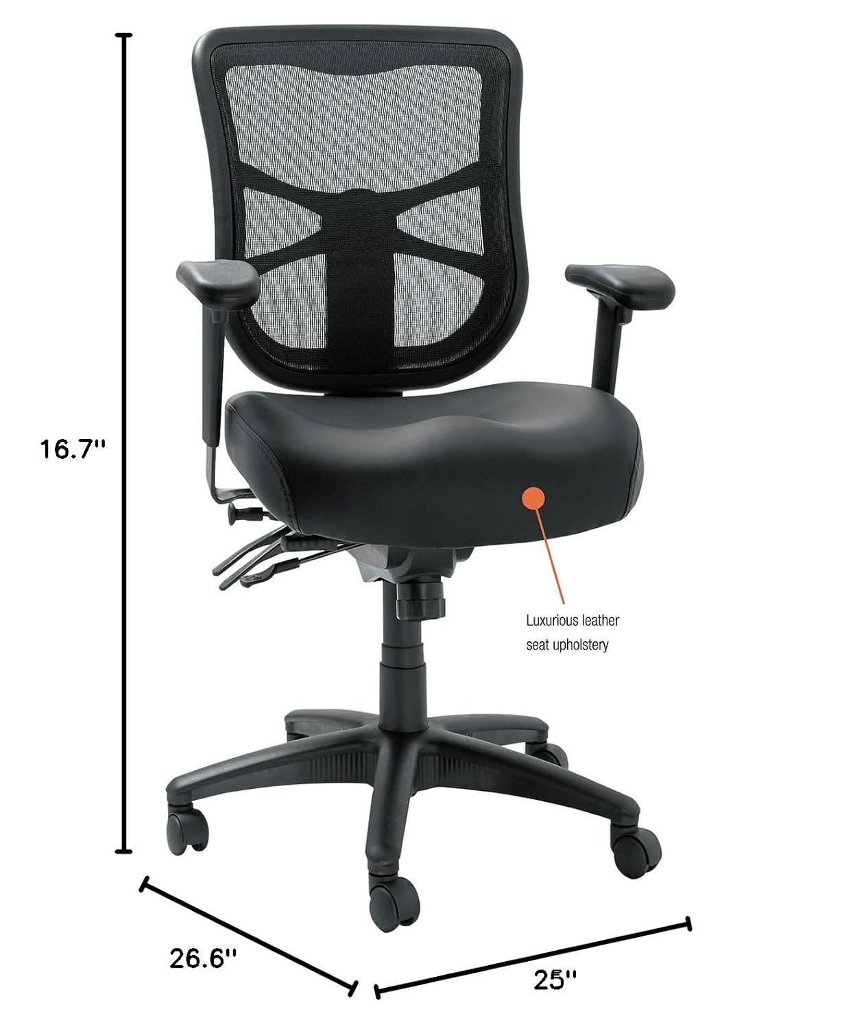 Mesh bureaustoel met middelhog - Task Chair Mid Back recensie en prijs