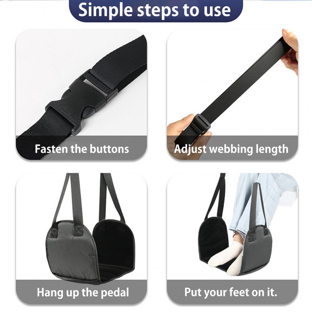 Vliegtuigvoethangmat In lengte - Under Desk Hammock recensie en prijs