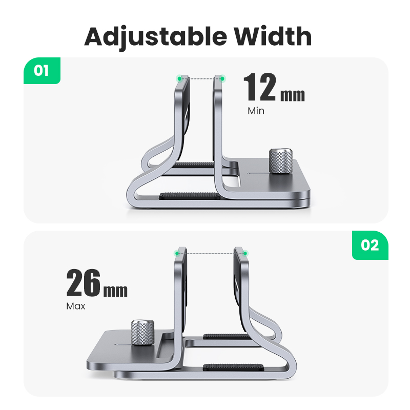 Ugreen Verticale Laptop Stand  - Adjustable Laptop Table recensie en prijs