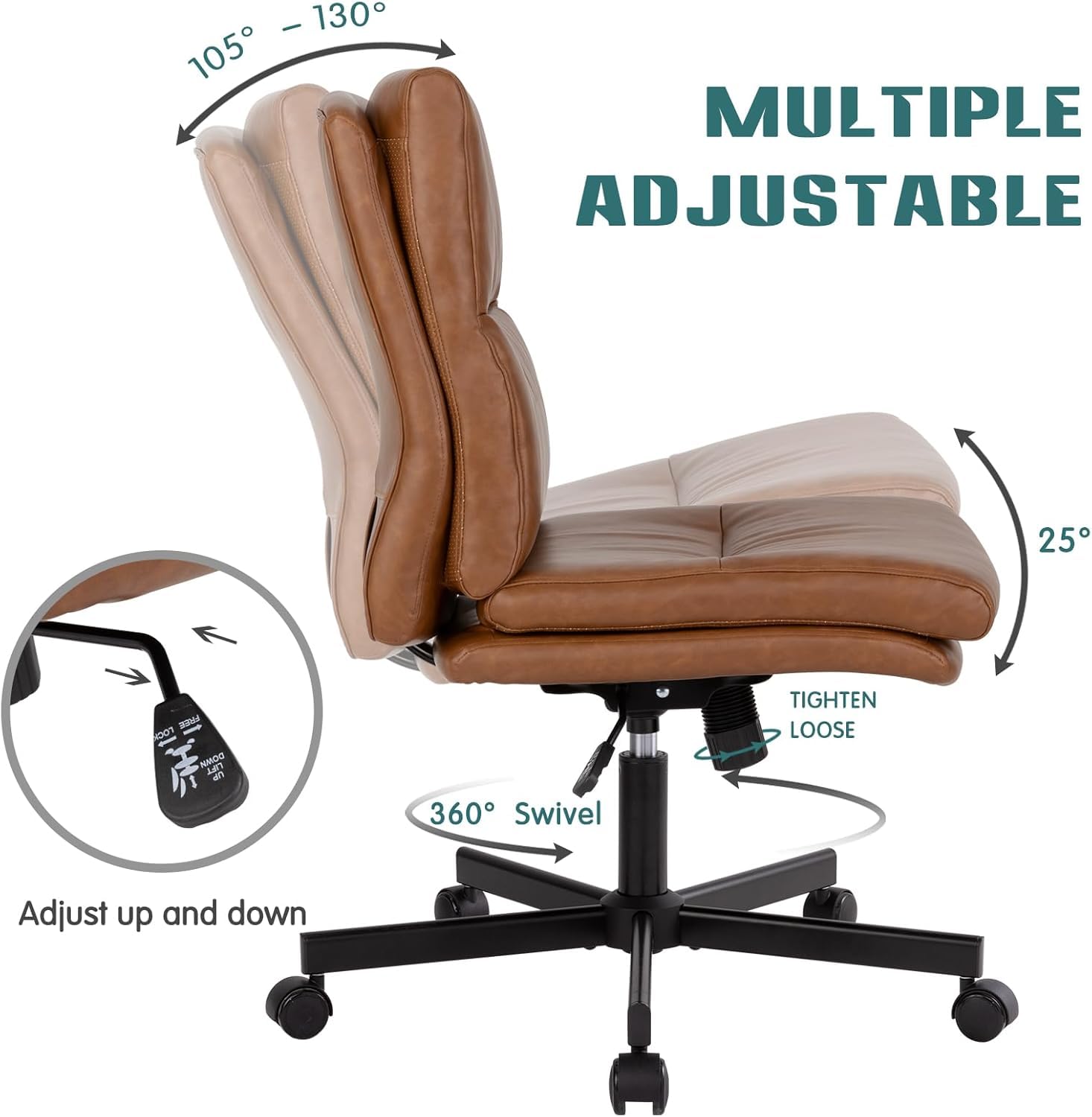 Armloze bureaustoel, middelhog - Task Chair Mid Back recensie en prijs