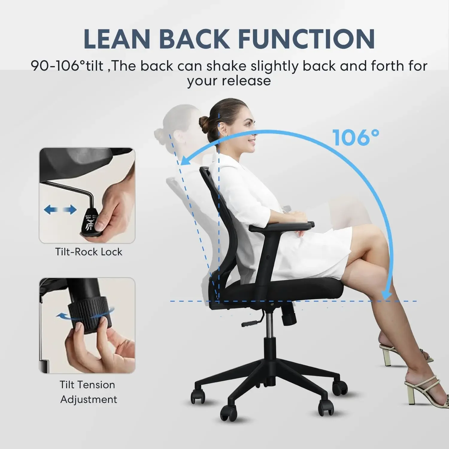 Ergonomische bureaustoel voor  - Task Chair Mid Back recensie en prijs